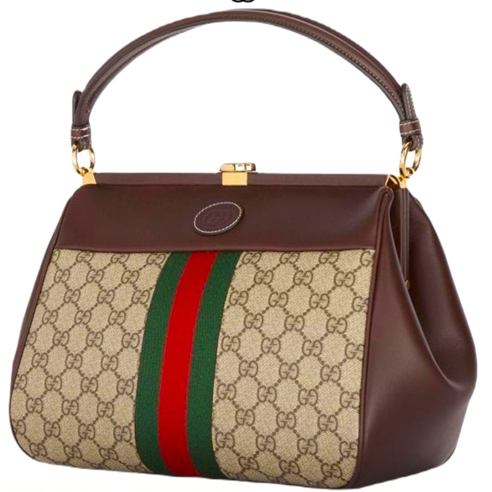 NEW GUCCI GG SHOULDER BAG W/ CHAIN NIIB - Picture 2 of 15